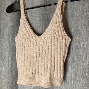 Dreamers Blush colored crop tank- super cute size medium